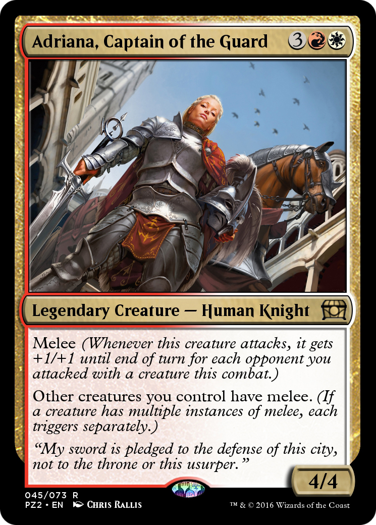 Adriana, Captain of the Guard  [Treasure Chest] Foil