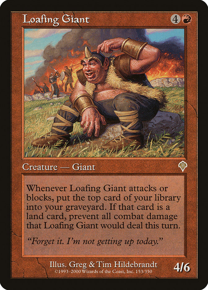 Loafing Giant [Invasion] Foil