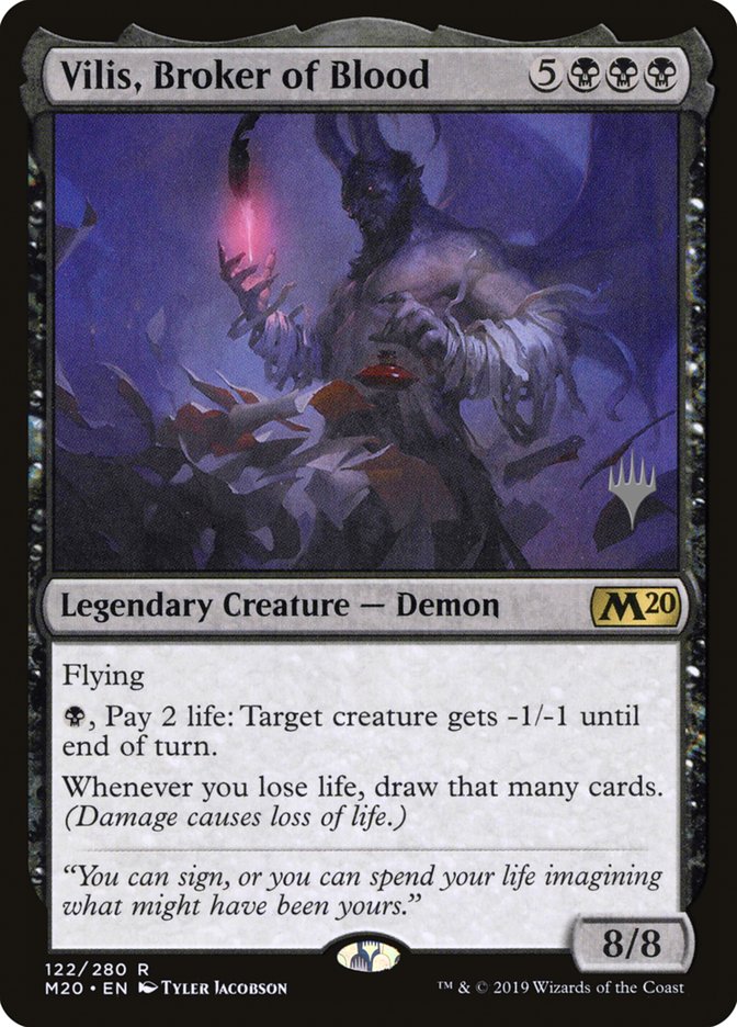 Vilis, Broker of Blood (Promo Pack) [Core Set 2020 Promos] Foil