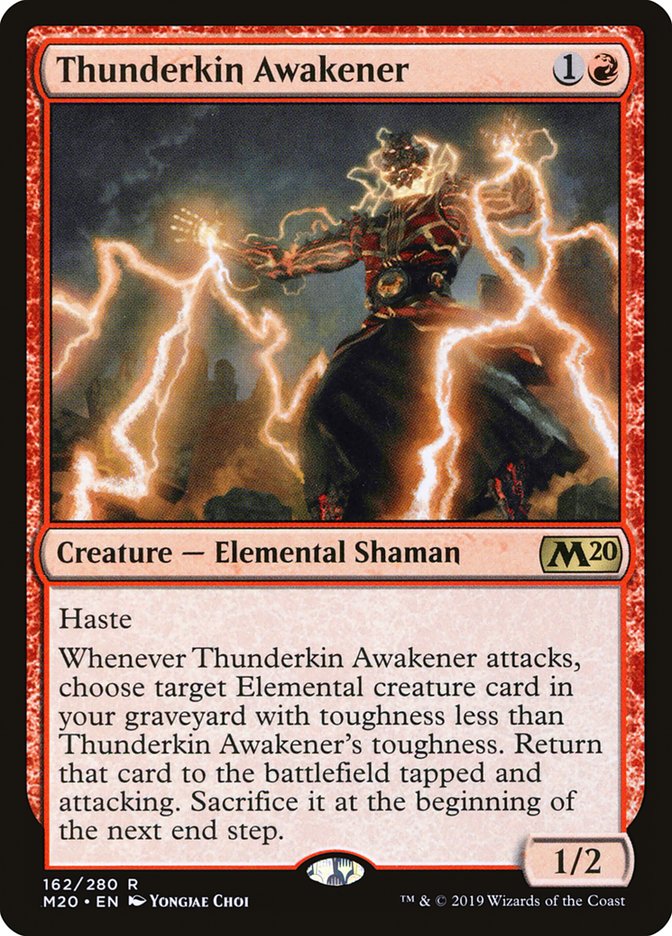 Thunderkin Awakener [Core Set 2020] Foil
