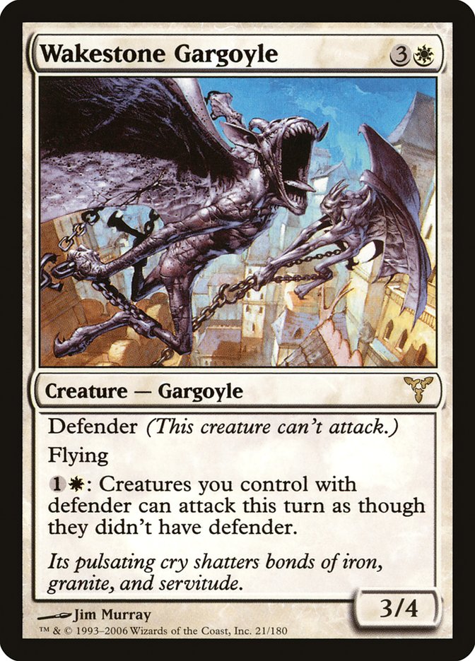 Wakestone Gargoyle [Dissension] Foil