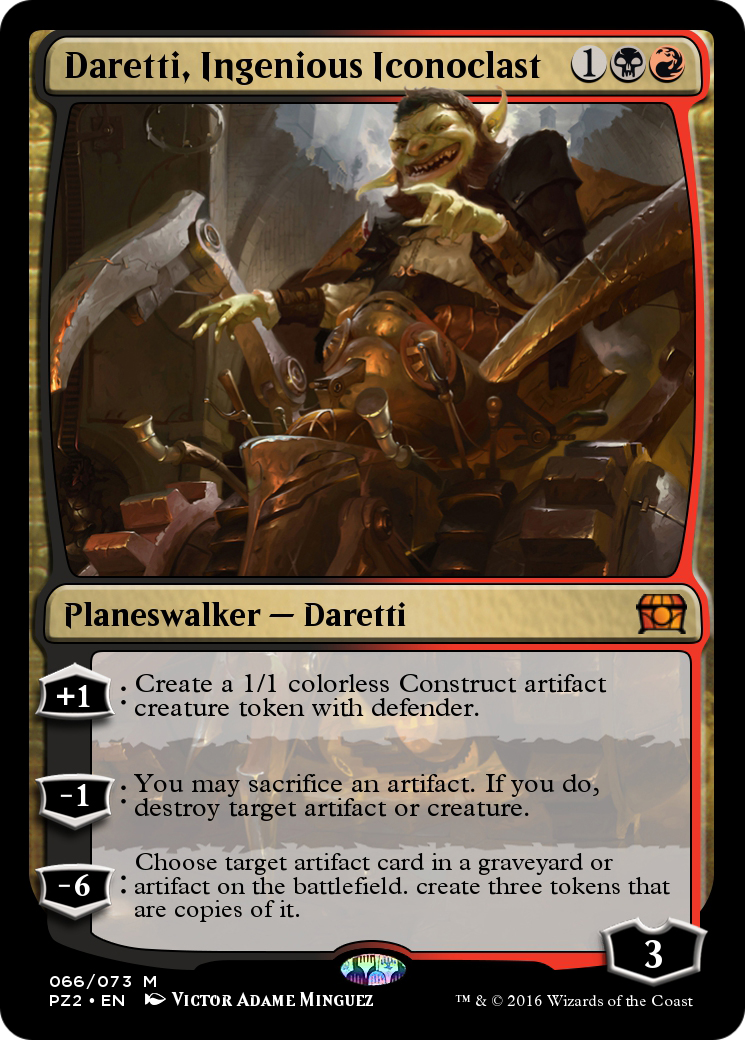 Daretti, Ingenious Iconoclast  [Treasure Chest] Foil