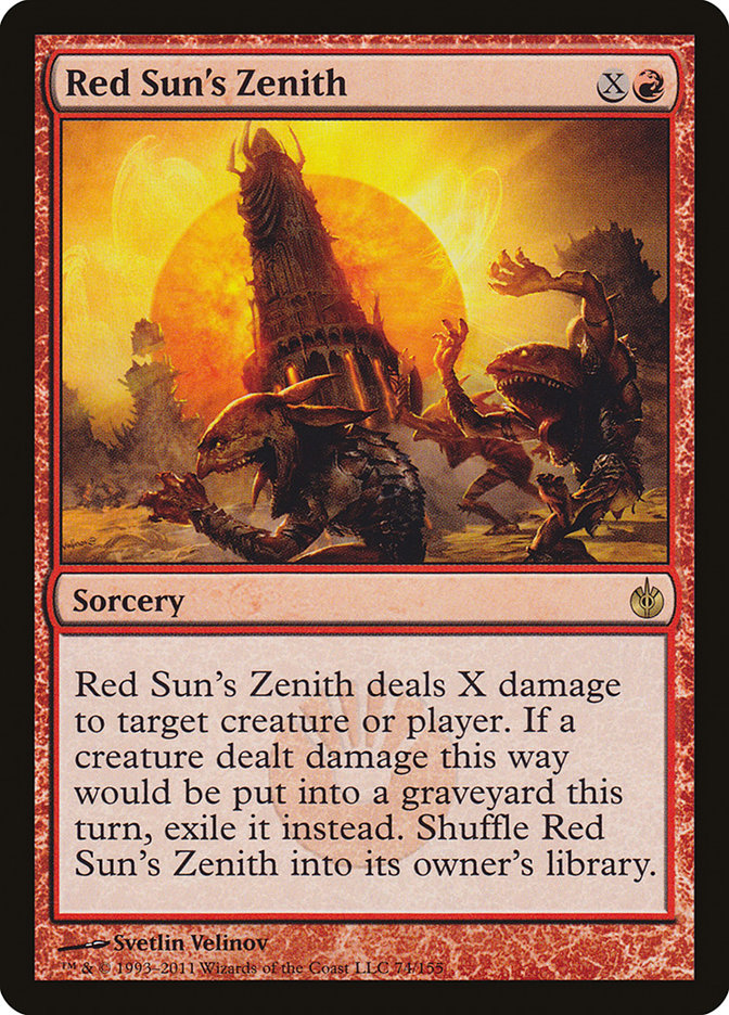 Red Sun's Zenith [Mirrodin Besieged] Foil