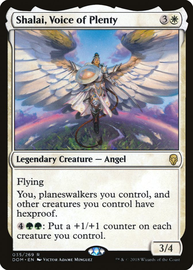 Shalai, Voice of Plenty [Dominaria] Foil