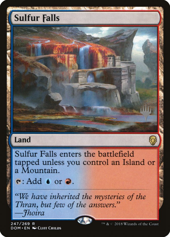 Sulfur Falls (Promo Pack) [Dominaria Promos] Foil
