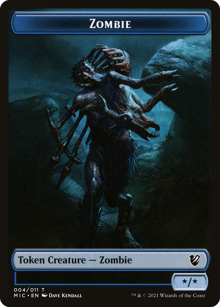 Zombie  [Midnight Hunt Commander Tokens]
