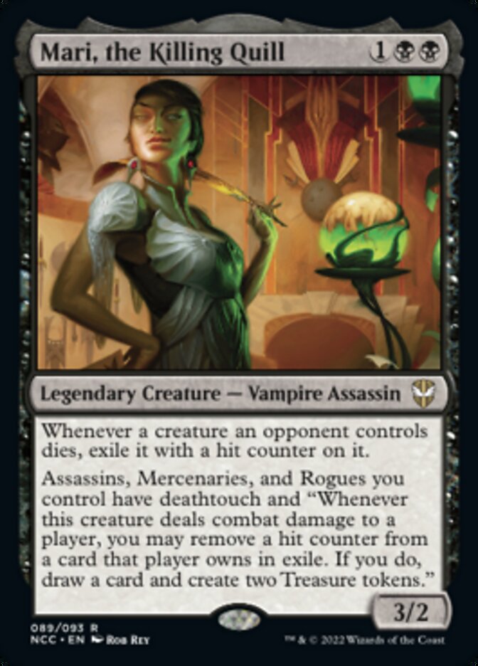 Mari, the Killing Quill [Streets of New Capenna Commander] Foil