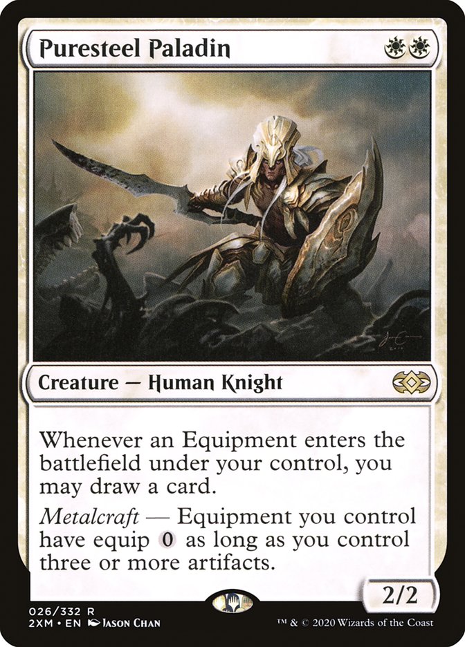 Puresteel Paladin [Double Masters] Foil