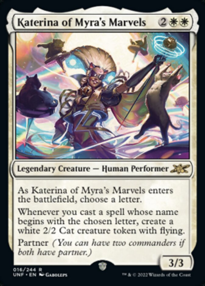 Katerina of Myra's Marvels [Unfinity] Foil