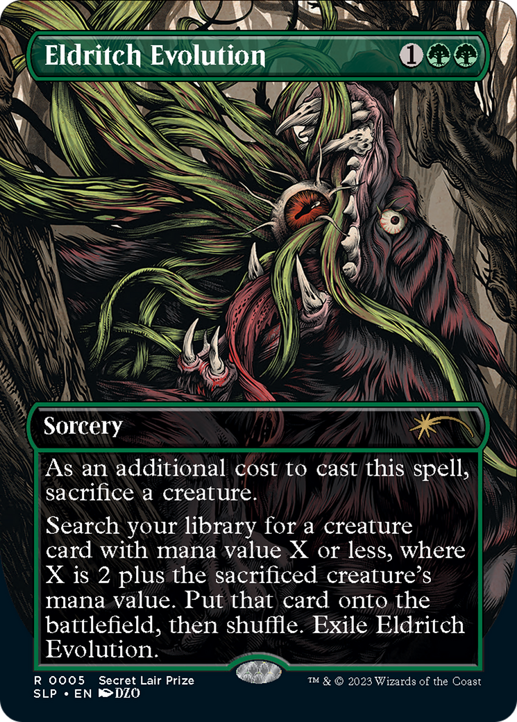 Eldritch Evolution (Borderless) [Secret Lair Showdown] Foil