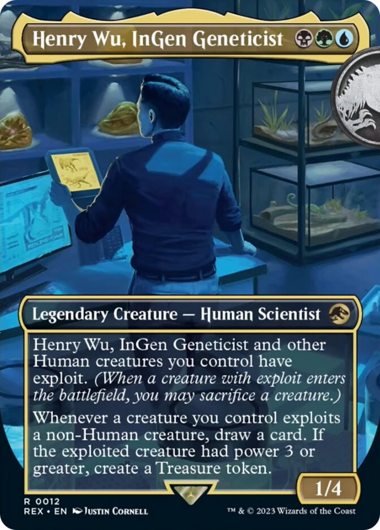 Henry Wu, InGen Geneticist (Borderless) [Jurassic World Collection] Foil