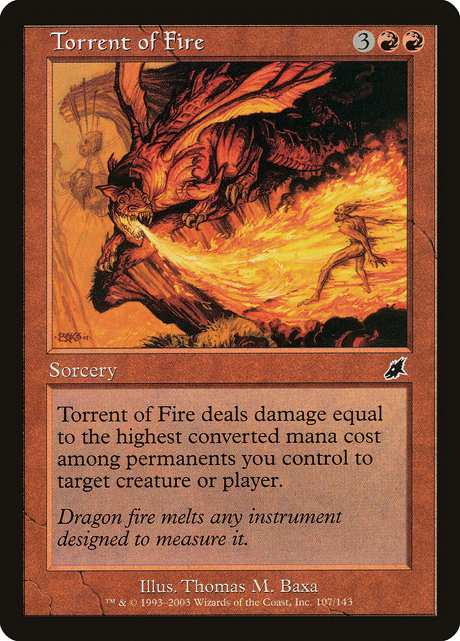Torrent of Fire [Scourge] Foil