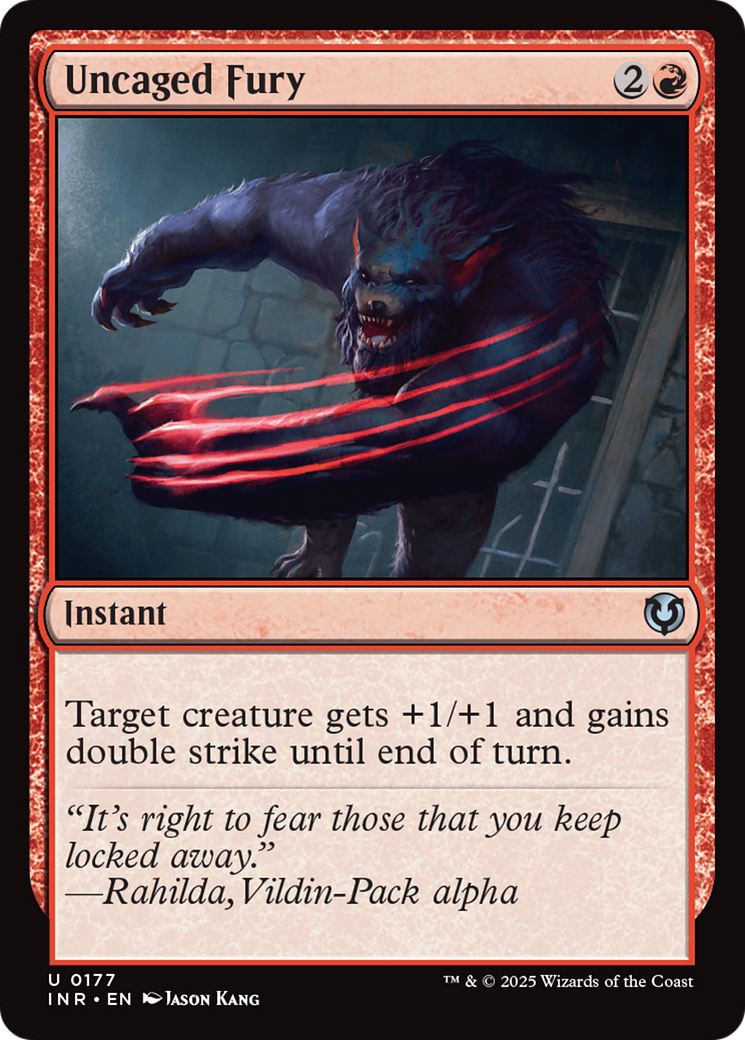 Uncaged Fury [Innistrad Remastered] Foil