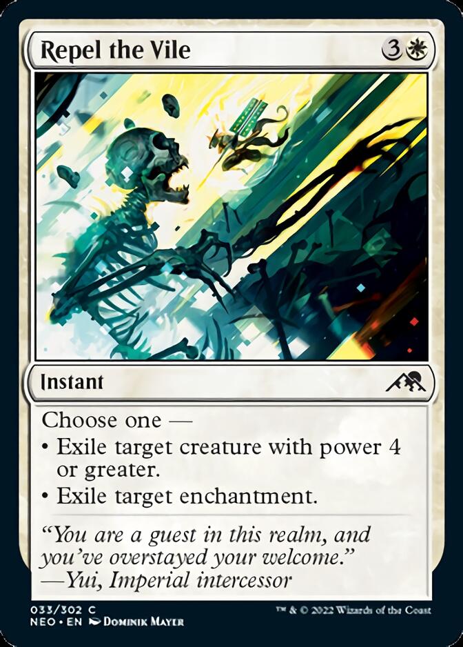 Repel the Vile [Kamigawa: Neon Dynasty] Foil