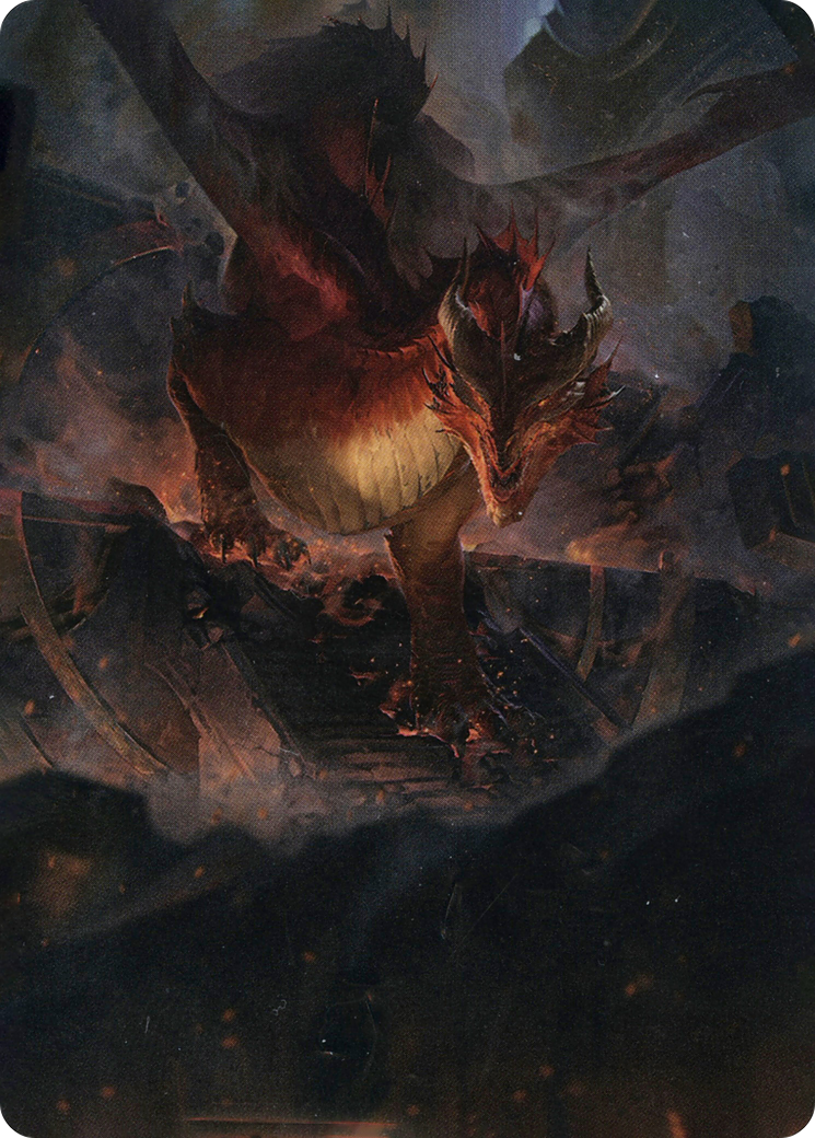 Red Dragon // Red Dragon  [Adventures in the Forgotten Realms Art Series] (Borderless) Foil