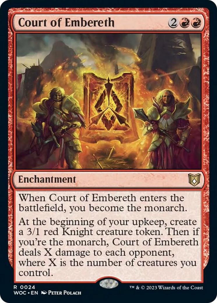 Court of Embereth [Wilds of Eldraine Commander] Foil