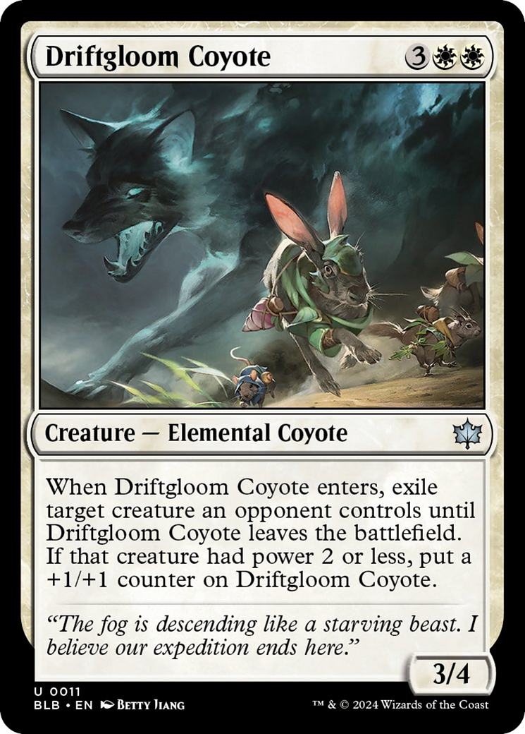 Driftgloom Coyote [Bloomburrow] Foil
