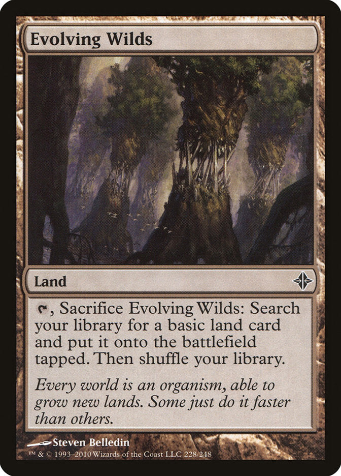 Evolving Wilds [Rise of the Eldrazi] Foil