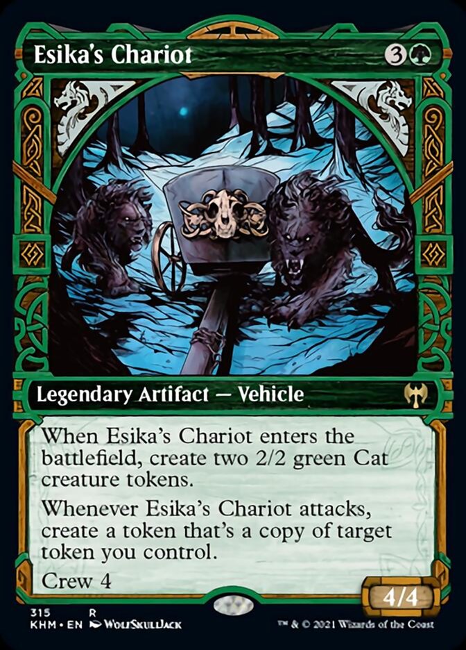 Esika's Chariot (Showcase) [Kaldheim] Foil