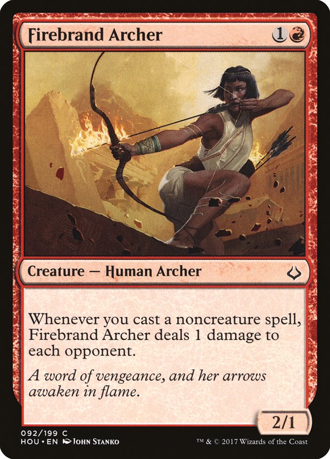Firebrand Archer [Hour of Devastation] Foil