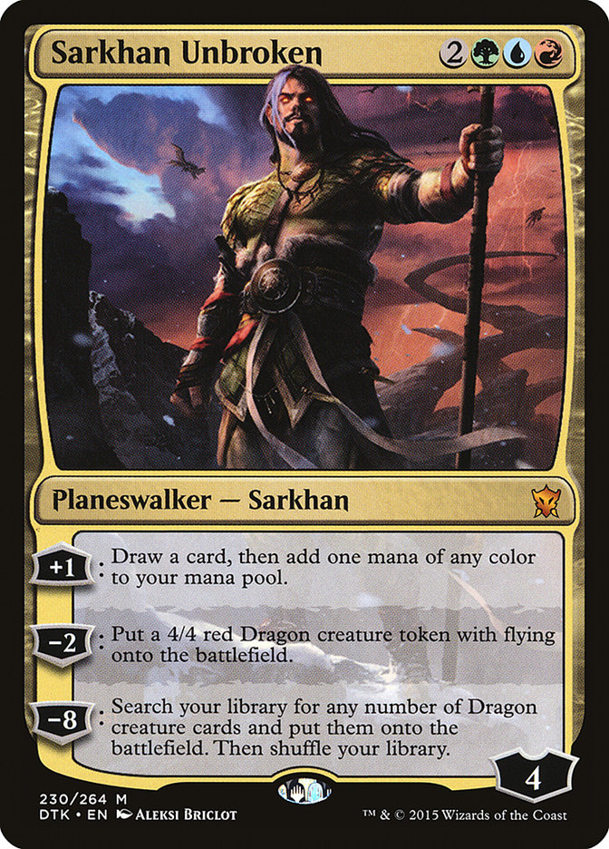 Sarkhan Unbroken [Dragons of Tarkir] Foil