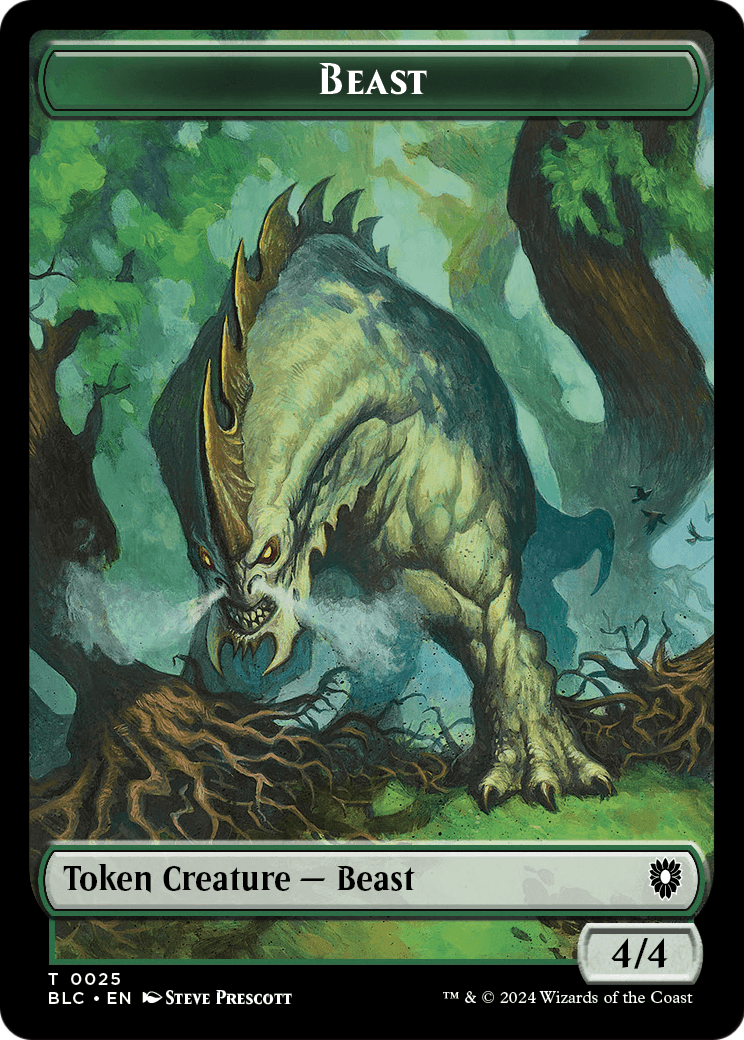 Beast  [Bloomburrow Commander Tokens]
