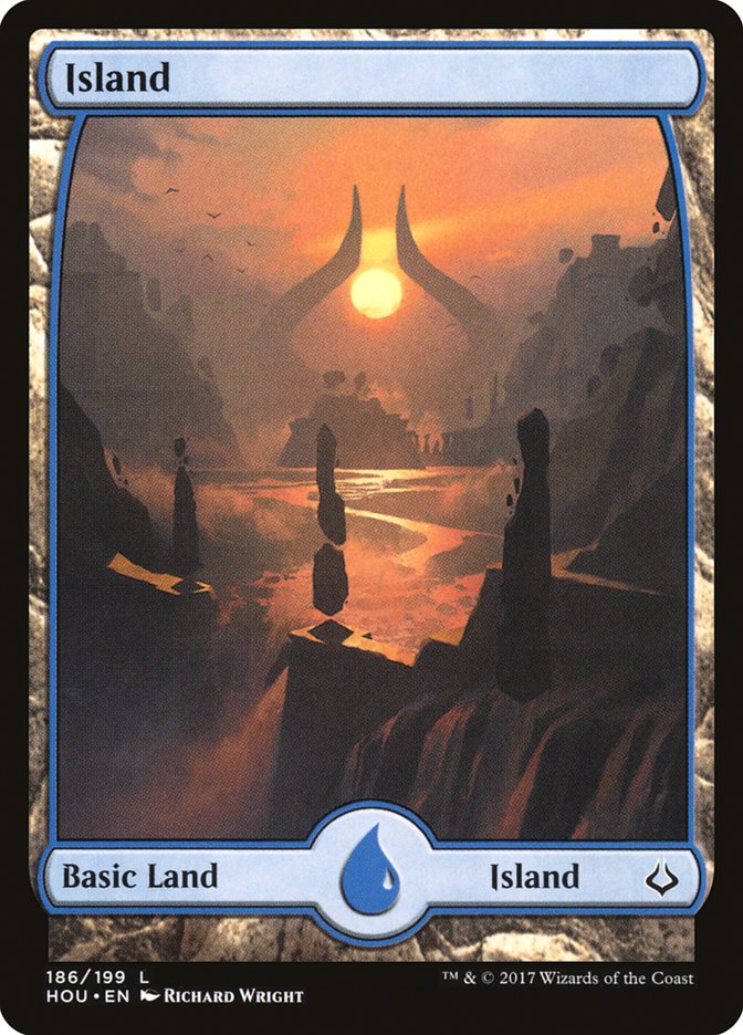 Island (186) [Hour of Devastation] Foil