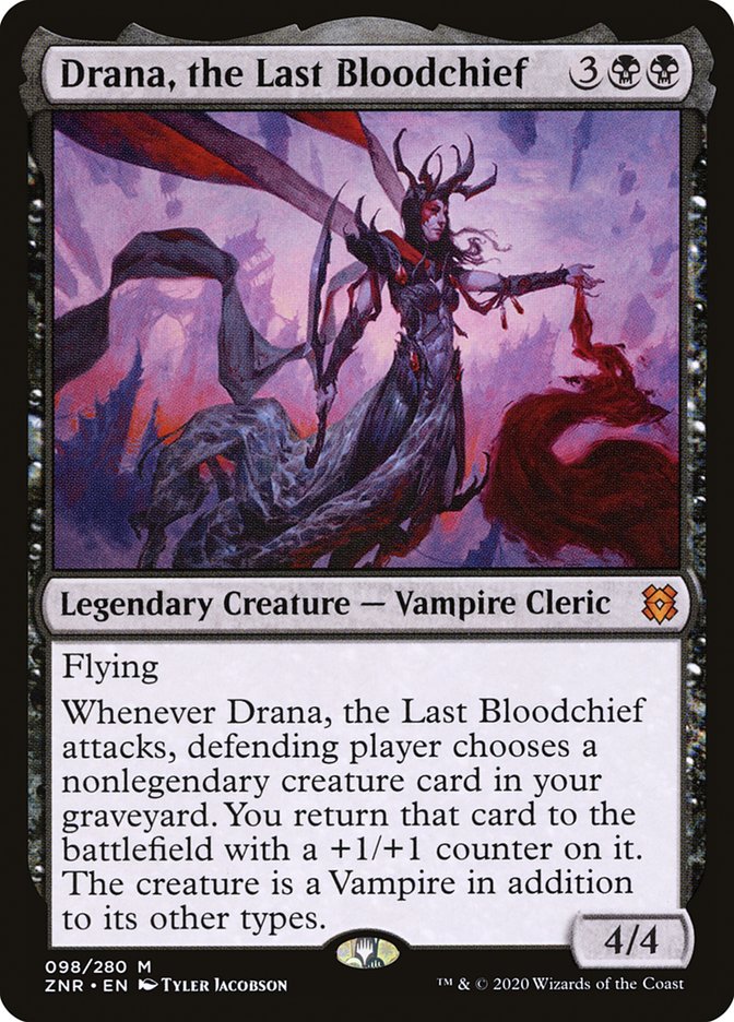Drana, the Last Bloodchief [Zendikar Rising] Foil
