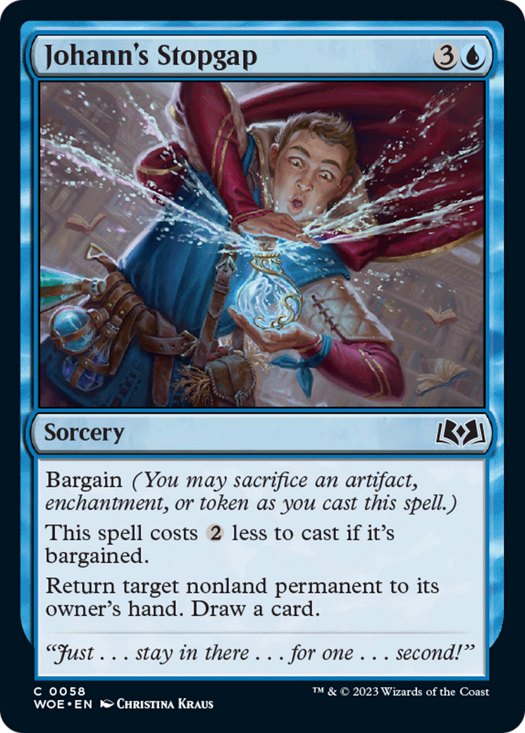Johann's Stopgap [Wilds of Eldraine] Foil