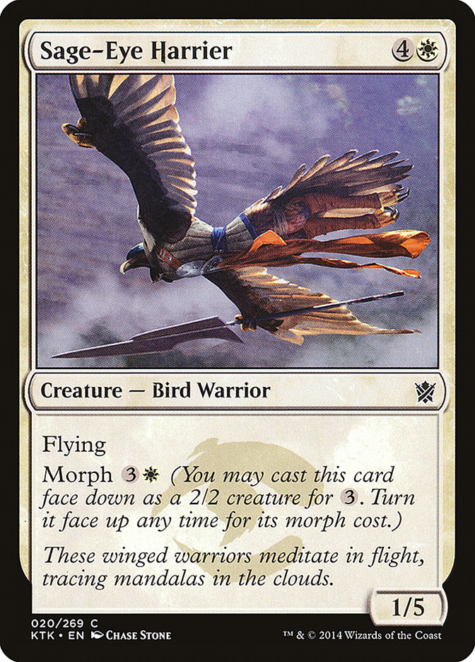 Sage-Eye Harrier [Khans of Tarkir] Foil