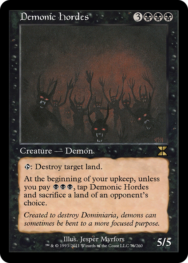 Demonic Hordes  [Masters Edition IV]