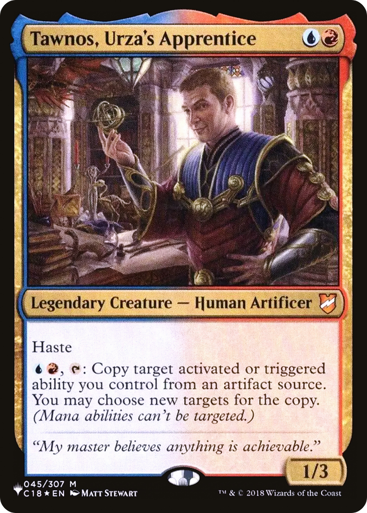 Tawnos, Urza's Apprentice [The List]