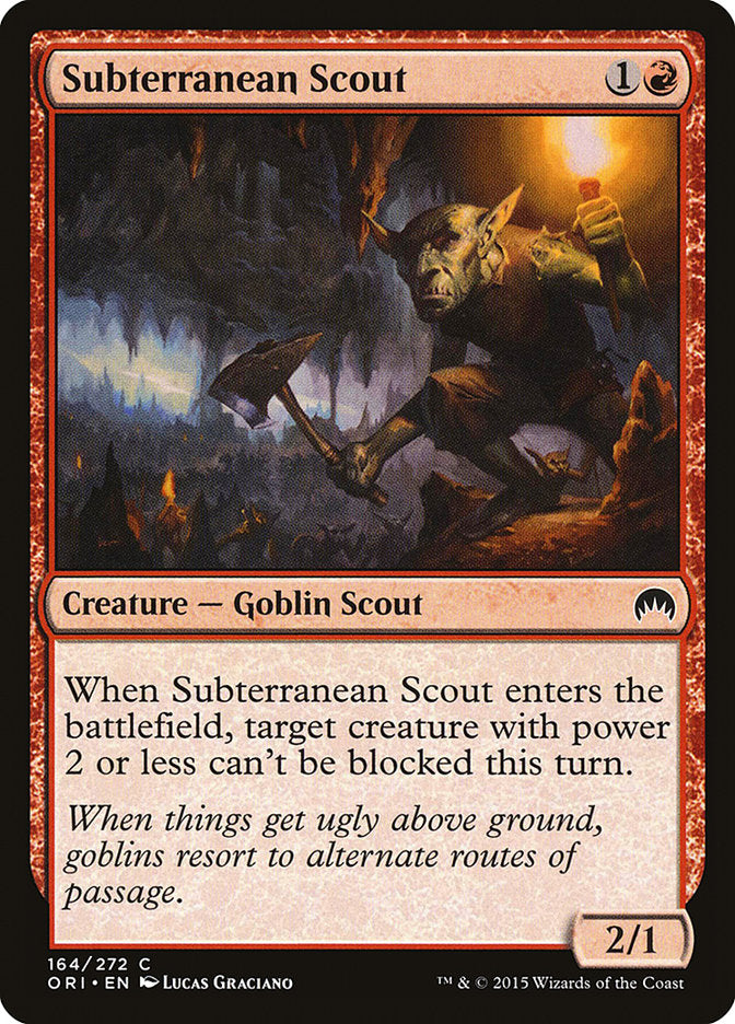 Subterranean Scout [Magic Origins] Foil