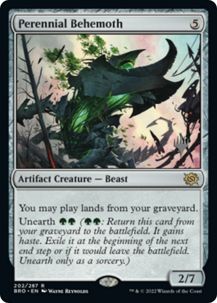 Perennial Behemoth (Promo Pack) [The Brothers' War Promos] Foil