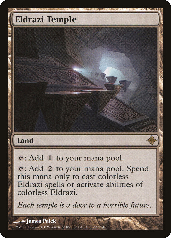Eldrazi Temple [Rise of the Eldrazi] Foil
