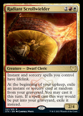 Radiant Scrollwielder [Strixhaven: School of Mages] Foil