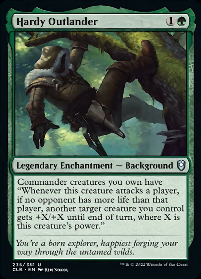 Hardy Outlander [Commander Legends: Battle for Baldur's Gate] Foil