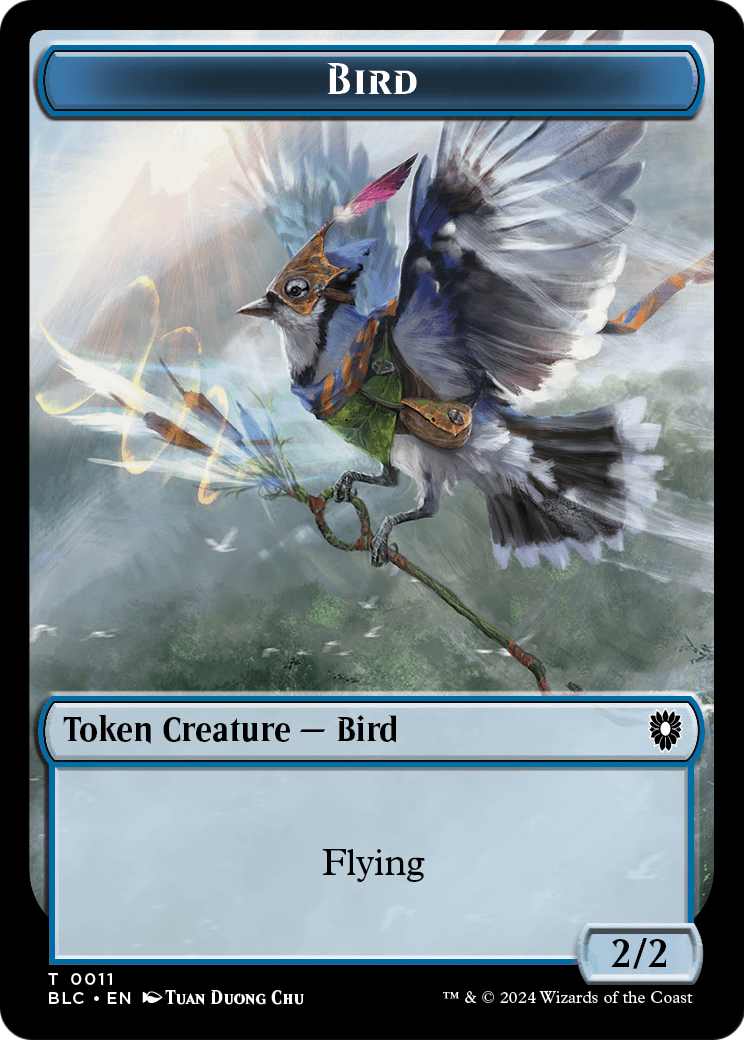 Bird  [Bloomburrow Commander Tokens]