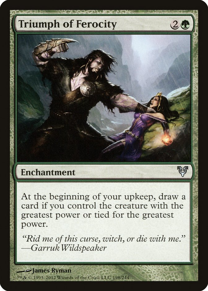 Triumph of Ferocity [Avacyn Restored] Foil