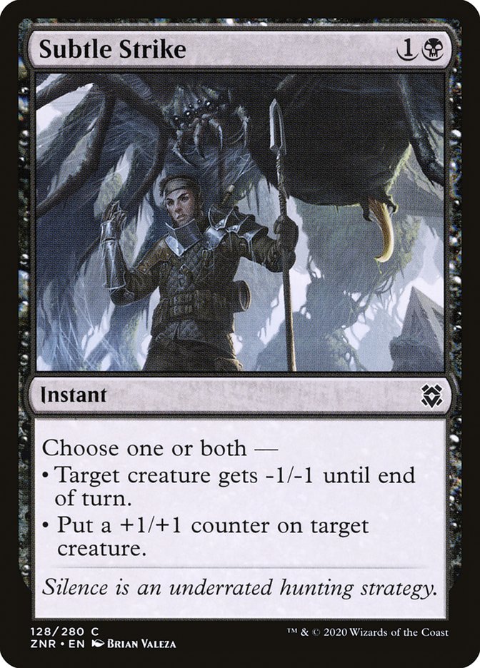 Subtle Strike [Zendikar Rising] Foil