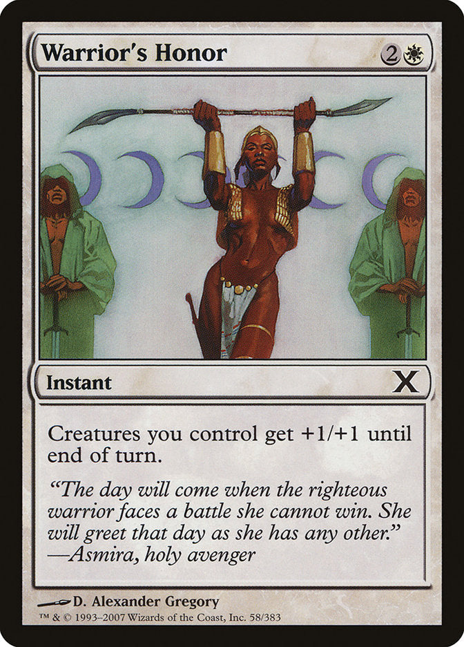 Warrior's Honor [Tenth Edition] Foil