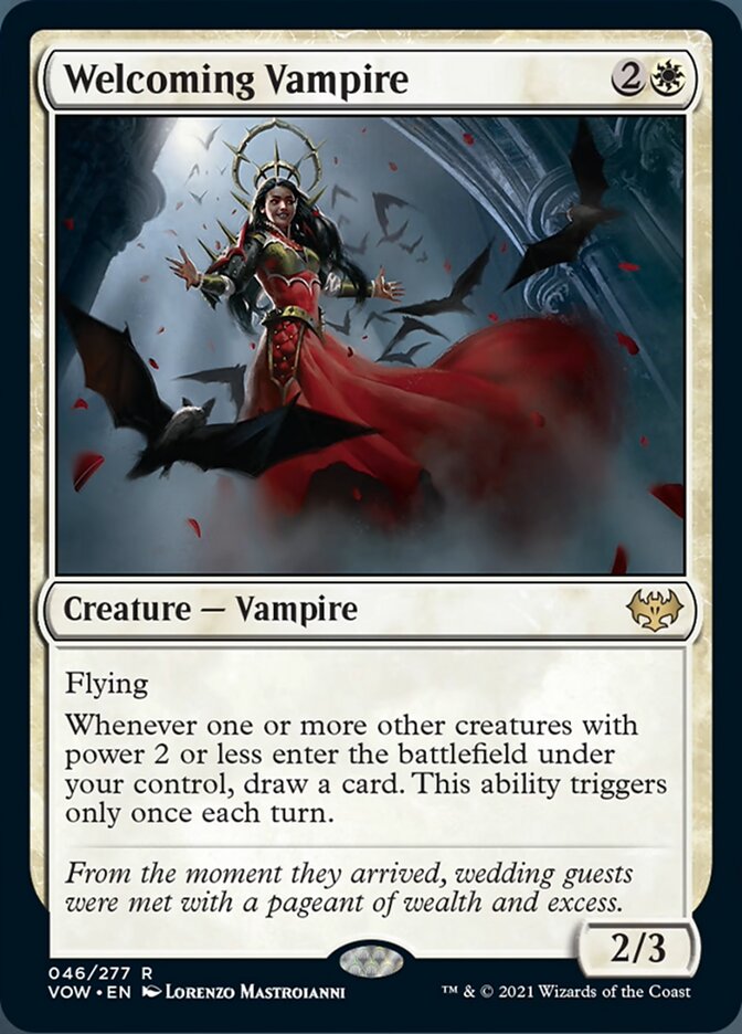 Welcoming Vampire [Innistrad: Crimson Vow] Foil
