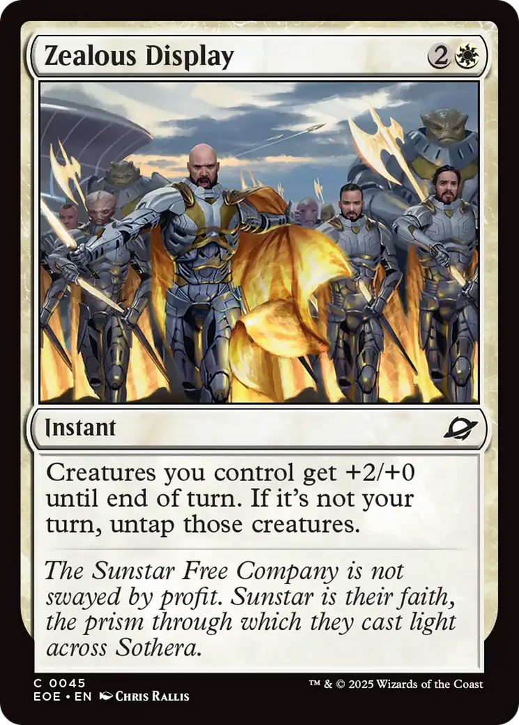 Zealous Display [Edge of Eternities] Foil