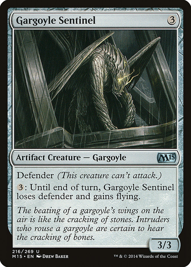Gargoyle Sentinel [Magic 2015] Foil