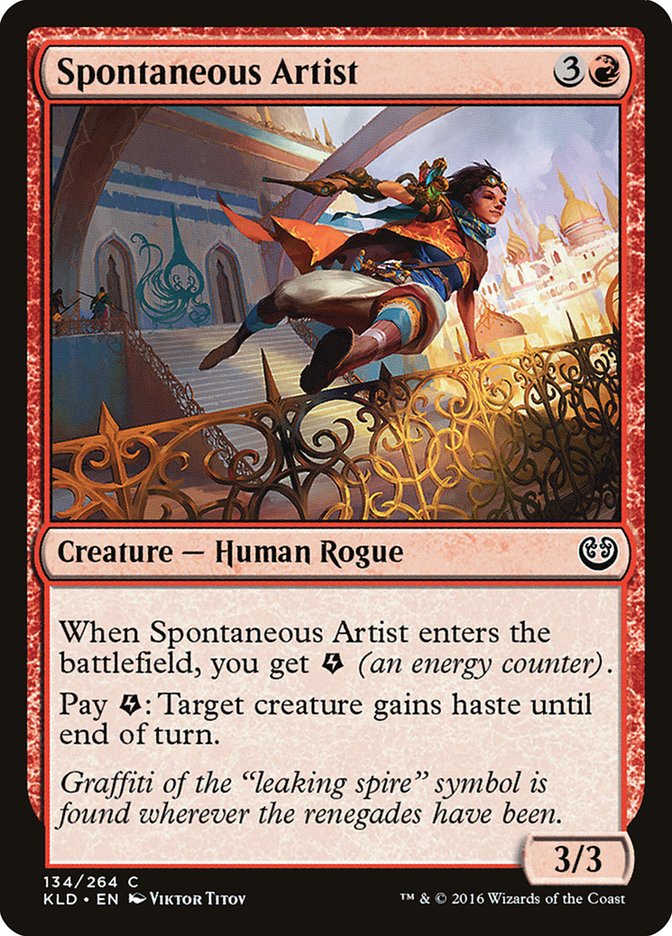 Spontaneous Artist [Kaladesh] Foil