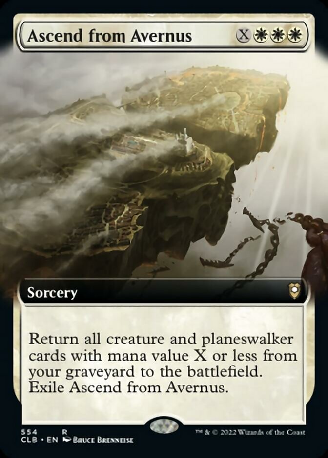 Ascend from Avernus (Extended Art) [Commander Legends: Battle for Baldur's Gate] Foil