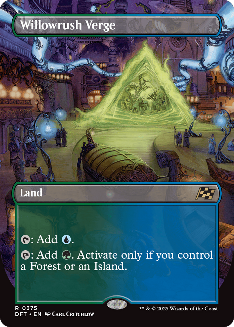 Willowrush Verge (Borderless) [Aetherdrift] Foil