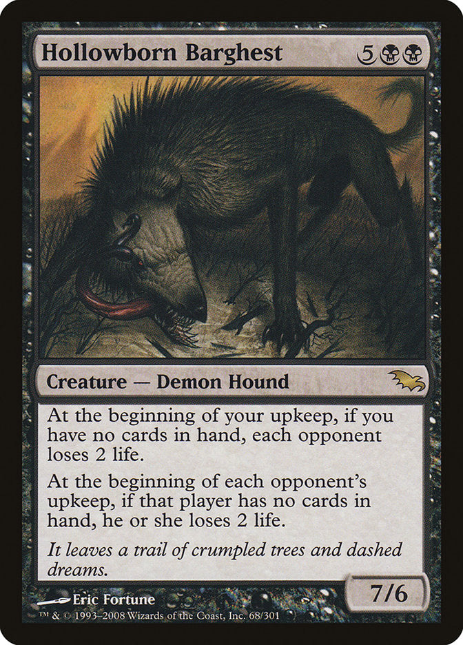 Hollowborn Barghest [Shadowmoor] Foil