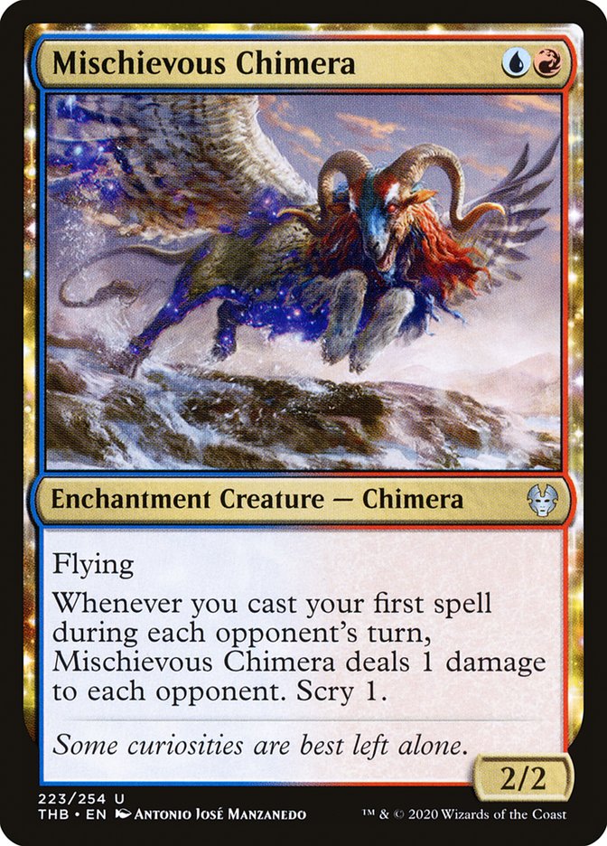 Mischievous Chimera [Theros Beyond Death] Foil