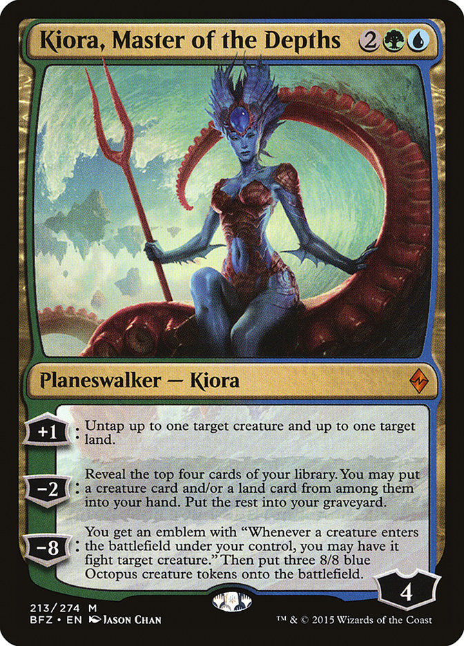 Kiora, Master of the Depths [Battle for Zendikar] Foil